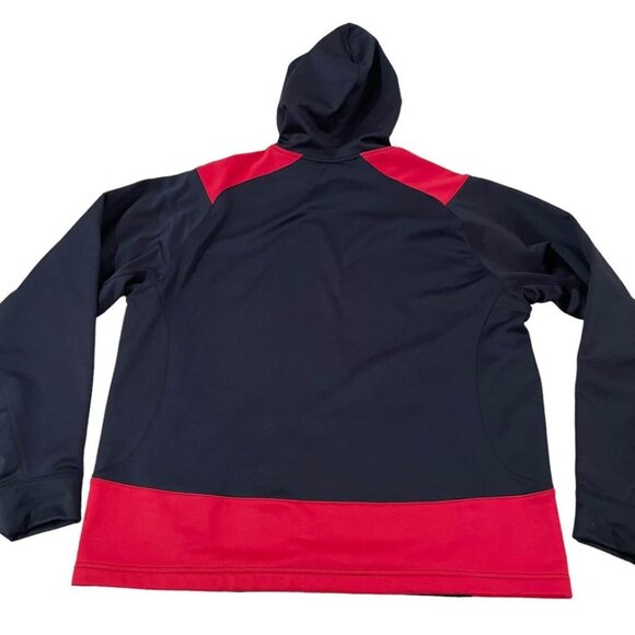 Under Armour Hoodie Sweatshirt Men’s Size Large Red Black Sports Fitness Gym - Picture 5 of 5